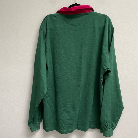Rock-It rugby polo shirt long sleeve men’s large corduroy collar - Picture 2 of 7